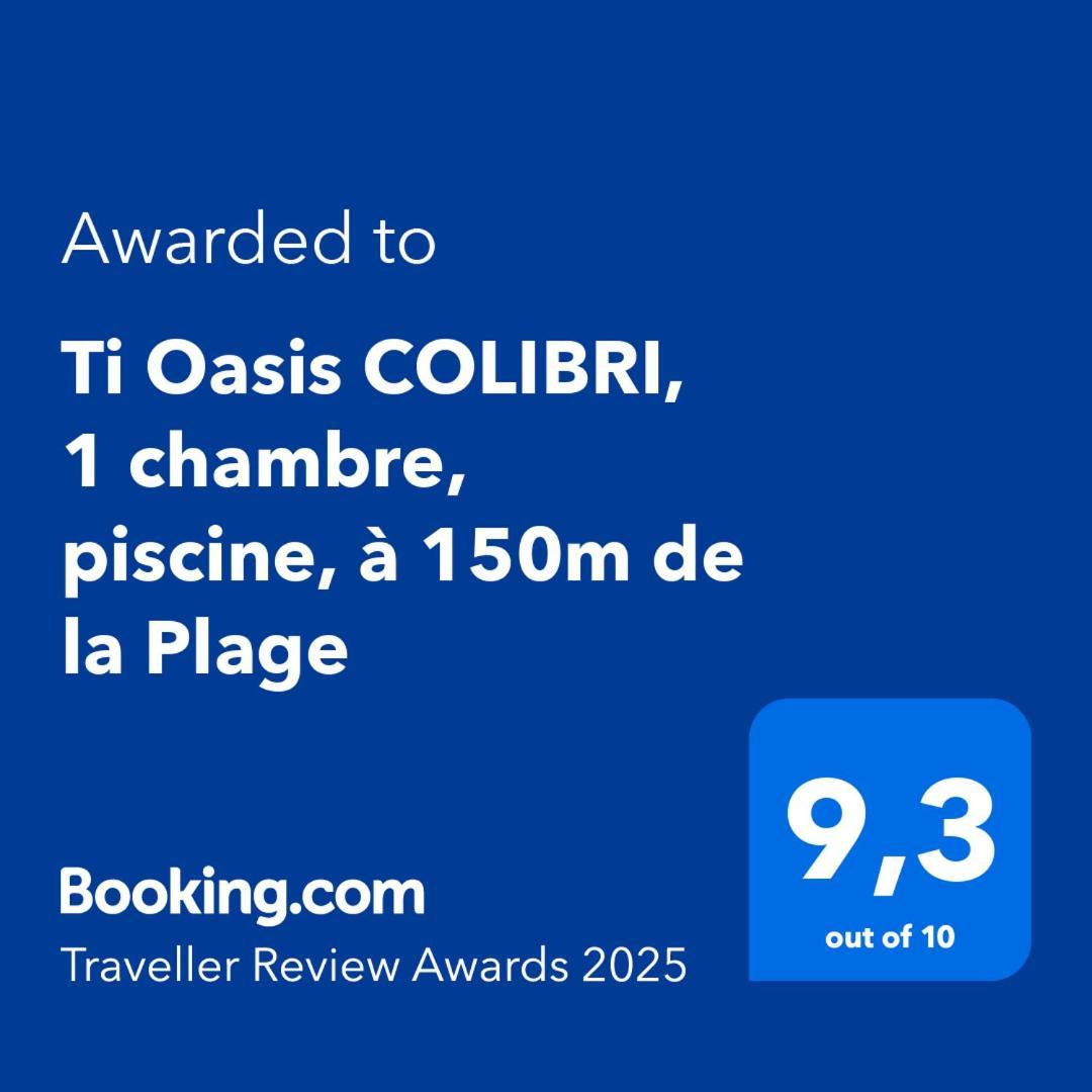 Ti Oasis Colibri, 1 Chambre, Piscine, A 150M De La Plage Sainte-Luce Bagian luar foto